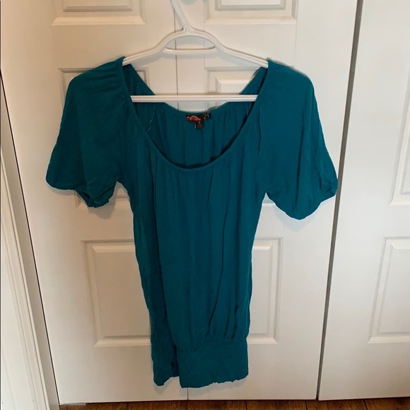 Forever 21 Teal Blouse